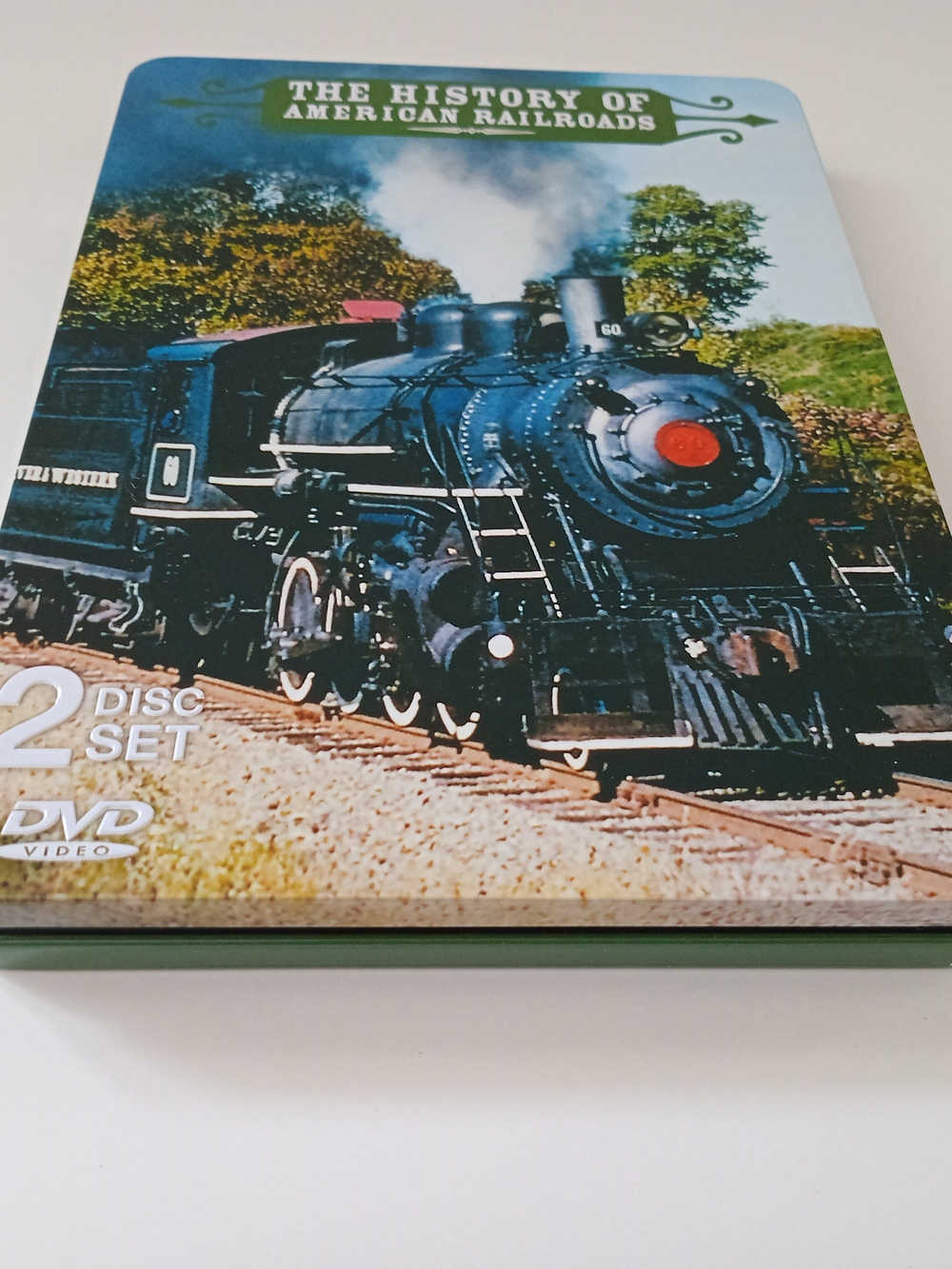 The History of American Railroads 2-Disc DVD Box Set in Collectible Metal Tin - Picture 3 of 7